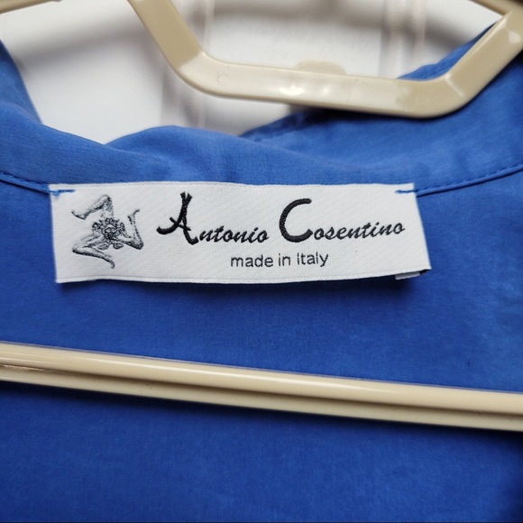 Antonio Cosentino Italian Lagenlook Blouse – Size 46 (Approx. L/XL) - Picture 3 of 8